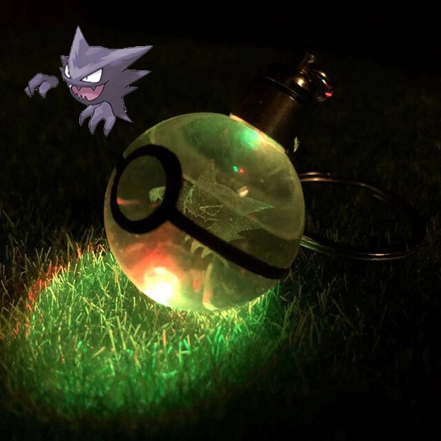 Anime LED Crystal Keychain