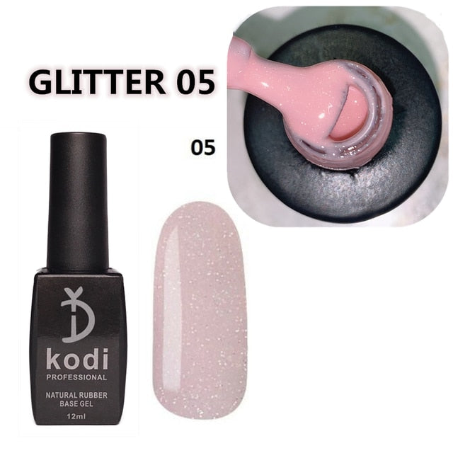 2 in 1 Glitter Nail Polish Base