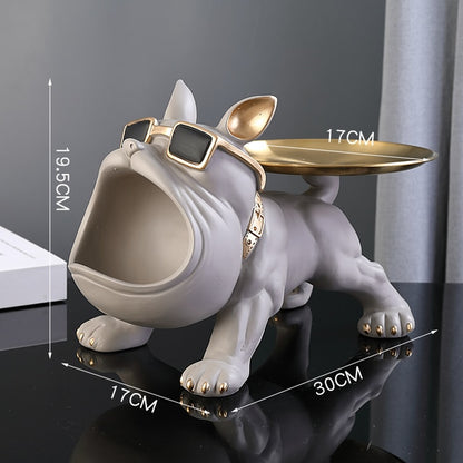 Cool French Bulldog Statue Storage