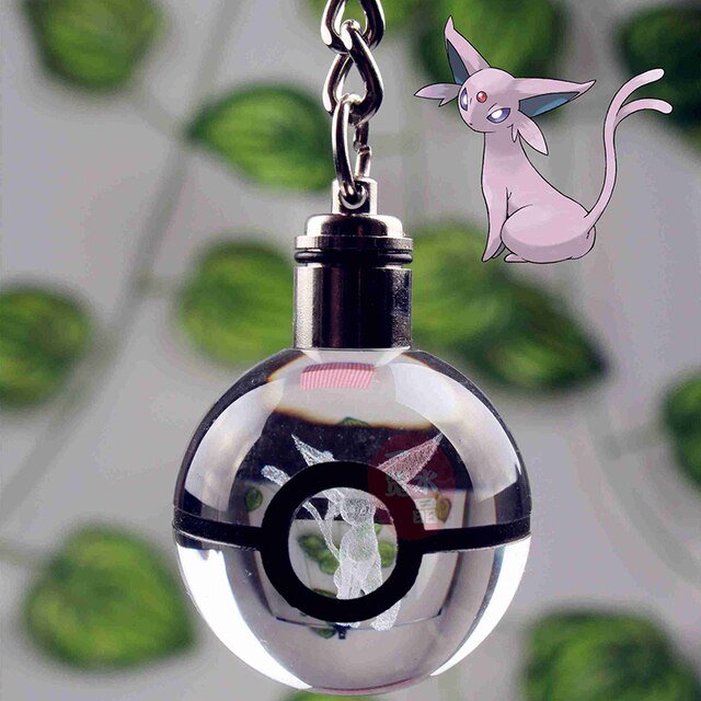 Anime LED Crystal Keychain