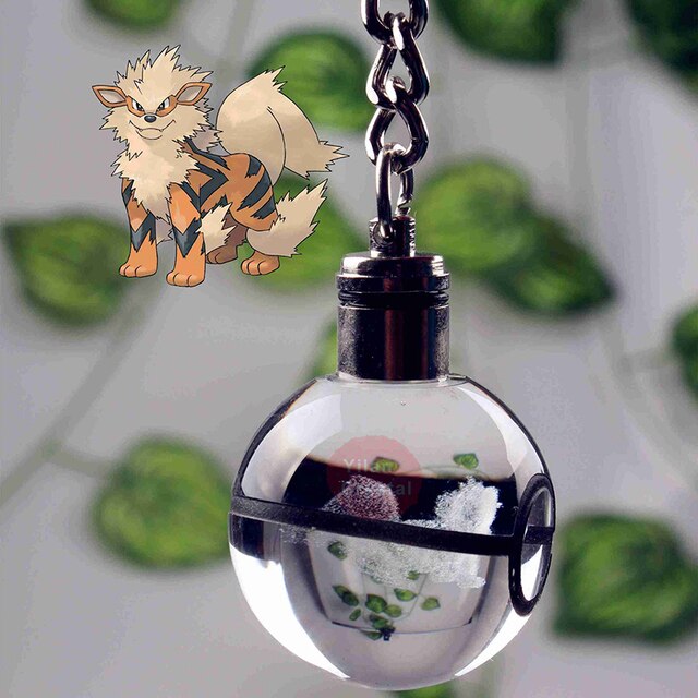 Anime LED Crystal Keychain