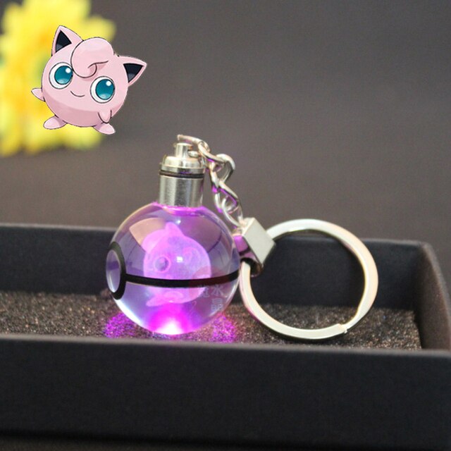 Anime LED Crystal Keychain