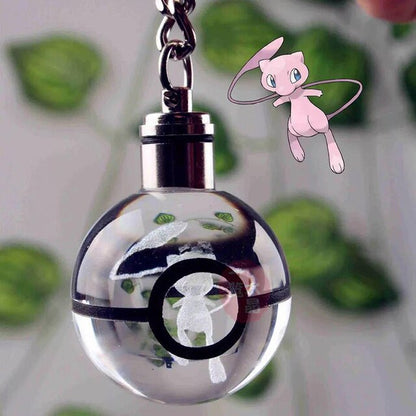 Anime LED Crystal Keychain