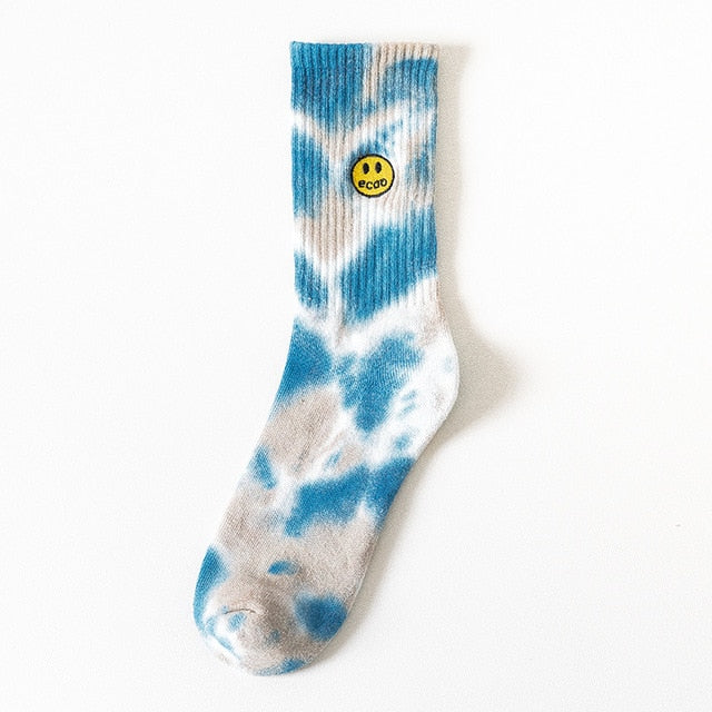 Embroidery Smile Face Socks