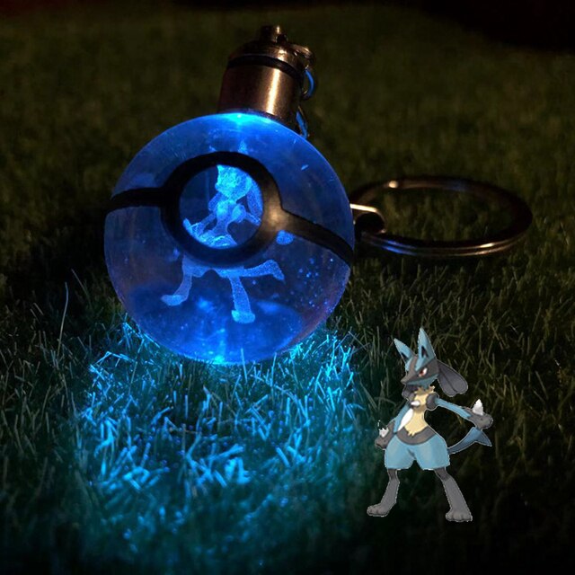 Anime LED Crystal Keychain