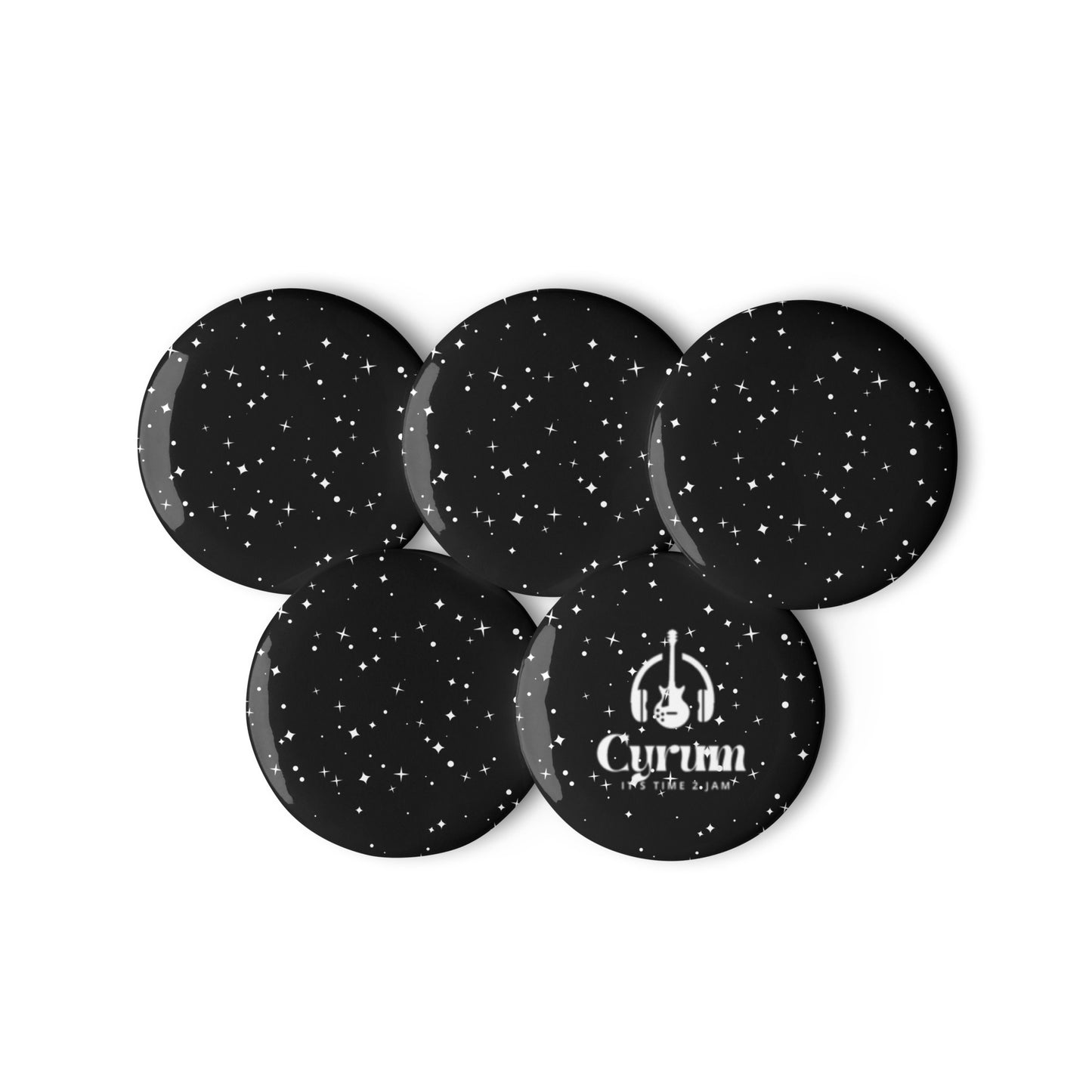 Cyrum Set of Pin Buttons