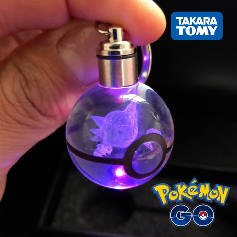 Anime LED Crystal Keychain