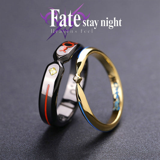 Anime Fate Stay Night Black Saber Rings